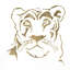 « gilded lioness », impression sur toile-20828502-73143170-73143165