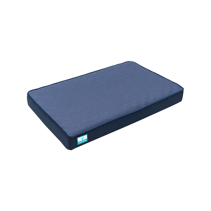 Lit pour animaux en mousse à mémoire de forme en bambou / mousse à mémoire de forme Egg Crate, H 4 po x l 29 po x P 19 po