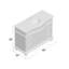 Ensemble de meuble-lavabo simple 48 po Leedom-24005334