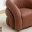 Coyle Artificial Leather Swivel Barrel Chair-1610020317