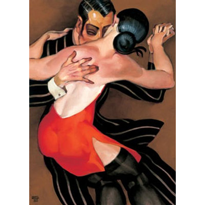 " Femme Au Robe Rouge " by Juarez Machado