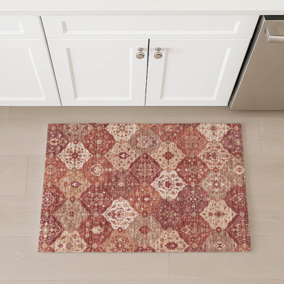 Machine Washable Indoor/Outdoor Matteson ACN2292 Panel Rug