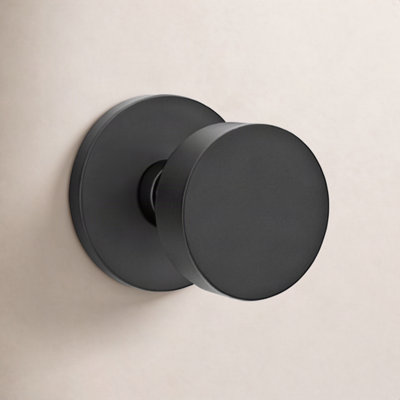 Privacy Door Knob with Disk Rosette