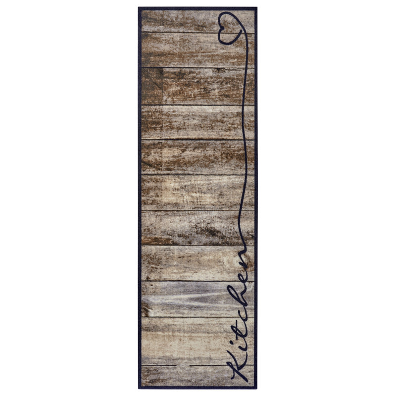 Machine Woven Brown/Black Rug