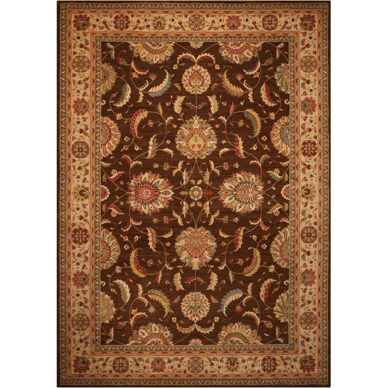 Crownover Wool Oriental Indoor Rug, Rectangle 9'9" x 13'9"