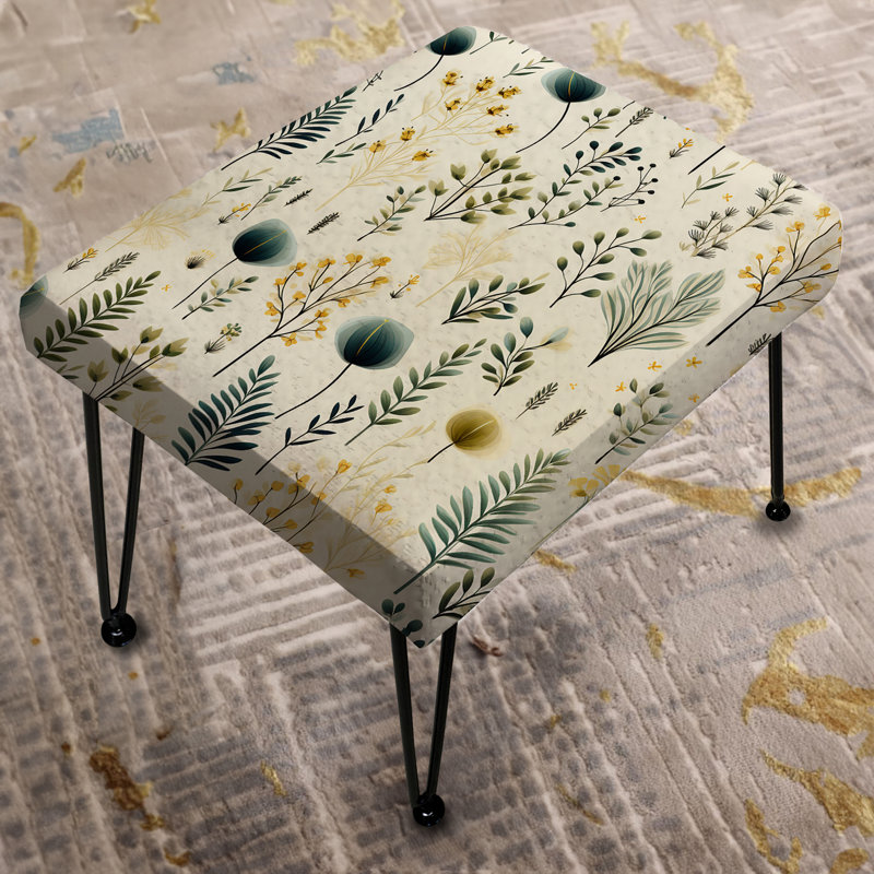 Botanical Harmony II - Plants Rectangle Ottoman