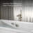 Stargaze 60-in X 30-in Freestanding Bath with Bask Heated Surface and Fluted Shroud-36690104