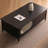 Black Solid + Manufactured Wood Rectangular Coffee Table-109308940