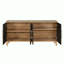 Console de rangement en bois 62,99 "avec 4 portes et tablette réglable-1015009415