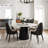 Suzzie Modern Sintered Stone Round Dining Table for 4-6 with Pedestal Base and Lazy Susan-1415205226-1415205239-1415205247