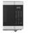 Frigidaire, 2.2 Cu. Ft. Countertop Microwave Oven, Stainless Steel