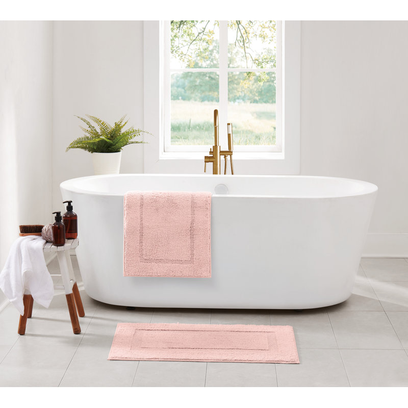  Cloud Bath Rug, 20x34 Rug 2 Pack, Blush