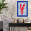 «Red Lobster Stamp», art mural océan côtier-898097587