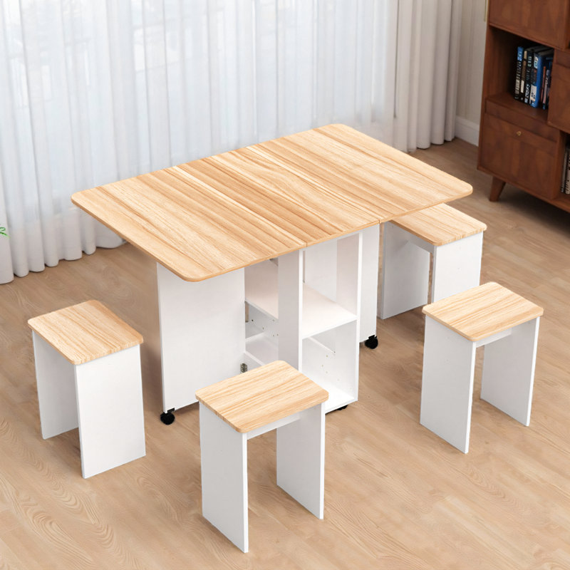 4 - Person Dining Set, Brown