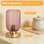 Lampe de table tactile rechargeable avec gradation continue, lampe de table de chevet à pile sans fil pour la chambre à coucher, le salon, le bureau, ampoule DEL incluse