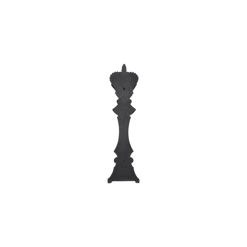 King Chess Wall Decor, Cast Stone, Cast Stone Black