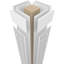 Carré Art déco non effilé avec colonne Mission Capital-70759190