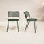 Chaise d'appoint d'extérieur en noir Wimberley - ensemble de 2-1632628682
