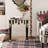 Check and Stripe Side Table-663660145
