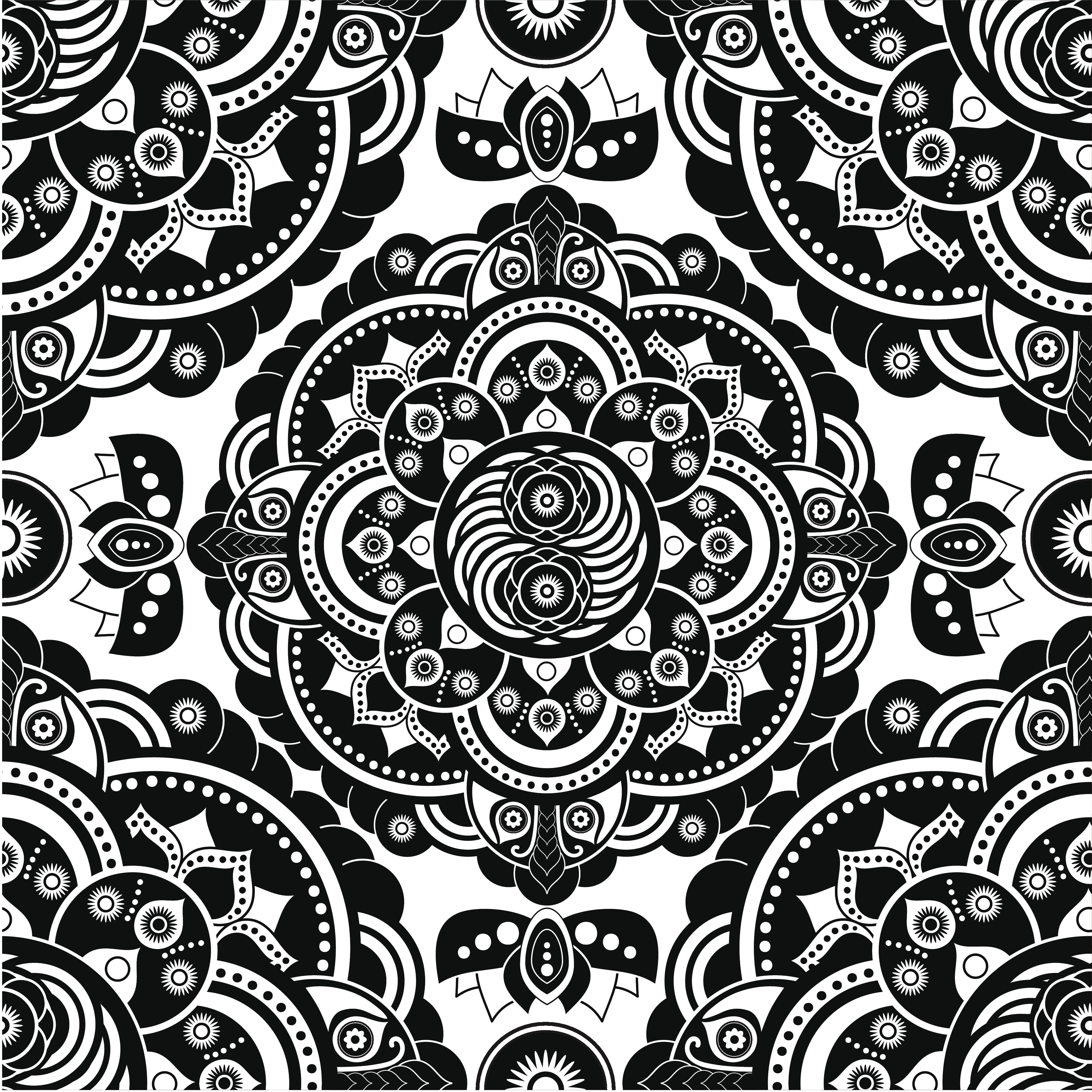BohoLiving Tasley Vector Pattern - Wrapped Canvas Graphic Art | Wayfair ...