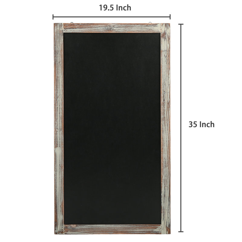Wall Mounted Chalkboard, 19.7" x 35.4"