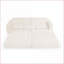 Canapés modulaires, canapé modulaire en forme de L moderne et minimaliste, convertible en lit pour le salon / la chambre à coucher, beige | Mousse-1768173101-1768173102