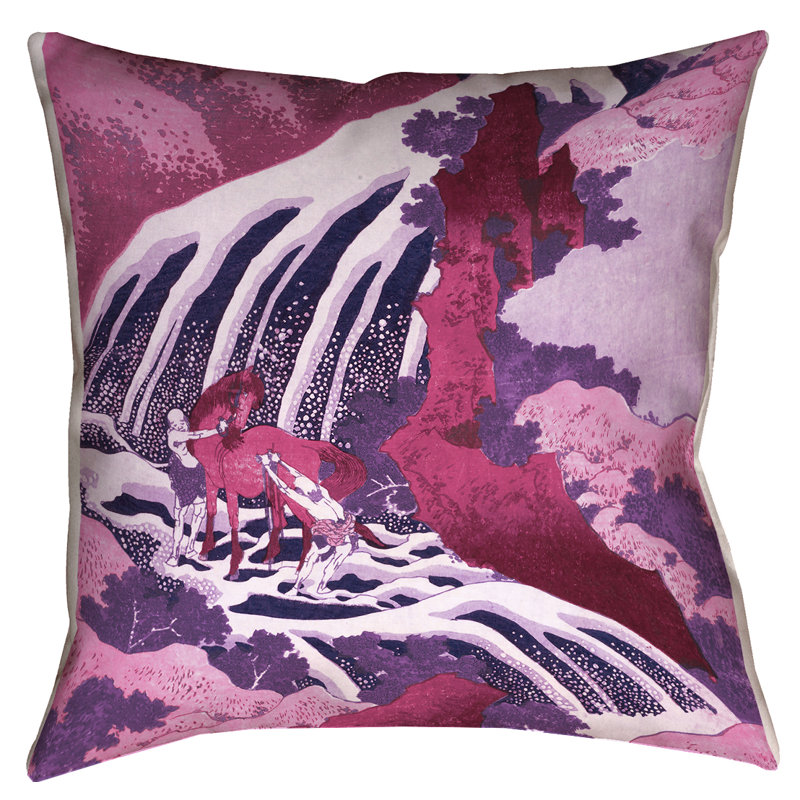 Housse de coussin Katsushika Hokusai, 14 po x 14 po