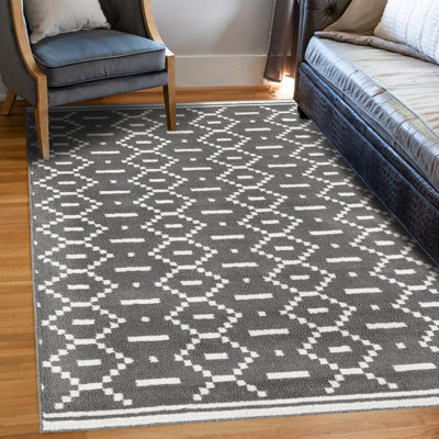 Tapis Ivy Bronx Begna Nathanyl gris