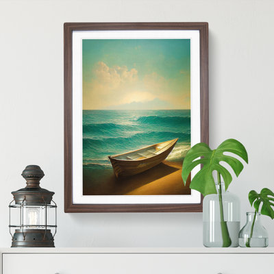 Boat on the Beach - Wall Art
