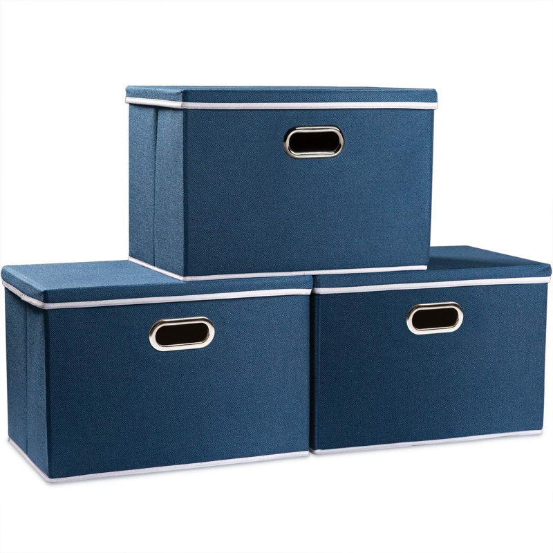 Bac de rangement en tissu Hokku Designs, Royal Blue