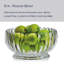 Estate 9 in. Decorative Footed Glass Bowl