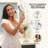 OVENTE 7'' Lighted Makeup Mirror with 1X/8X Magnification, Cordless Multi-Functional Round Vanity Mirror with 360° Swivel Design, Double Sided and Three Toned LED Lights, Polished Chrome MFM70CH1X8X-46328723