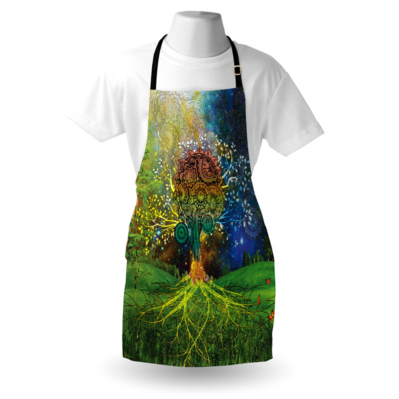 No Pattern Bib Apron
