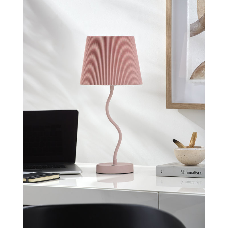 Lampe de table Wilcher, Rose, Rose