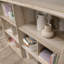 Bibliothèque, finition brune