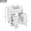 Armoire de meuble-lavabo 24 po avec lavabo en céramique à 2 tiroirs et 1 porte-859875994