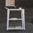 3-Tiered Metal Frame, Industrial Dining Cart With Swivel Wheels-483194272