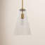 Luminaire suspendu conique à 1 lumière Evanne-60647207