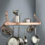 Handcrafted Gourmet Deep Wall Mounted Pot Rack-67767853