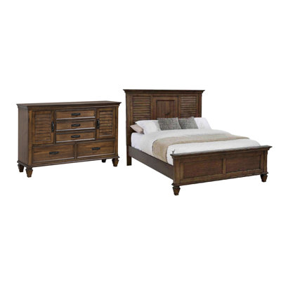 Ensemble de chambre à coucher 2 pièces avec commode Giglia