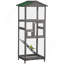 Cage à oiseaux en bois pour perroquet Pawhut