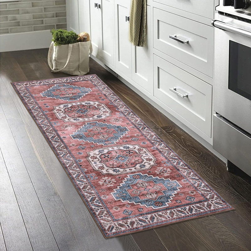 Machine Printed Area Rug, Runner 60 x 230 cm