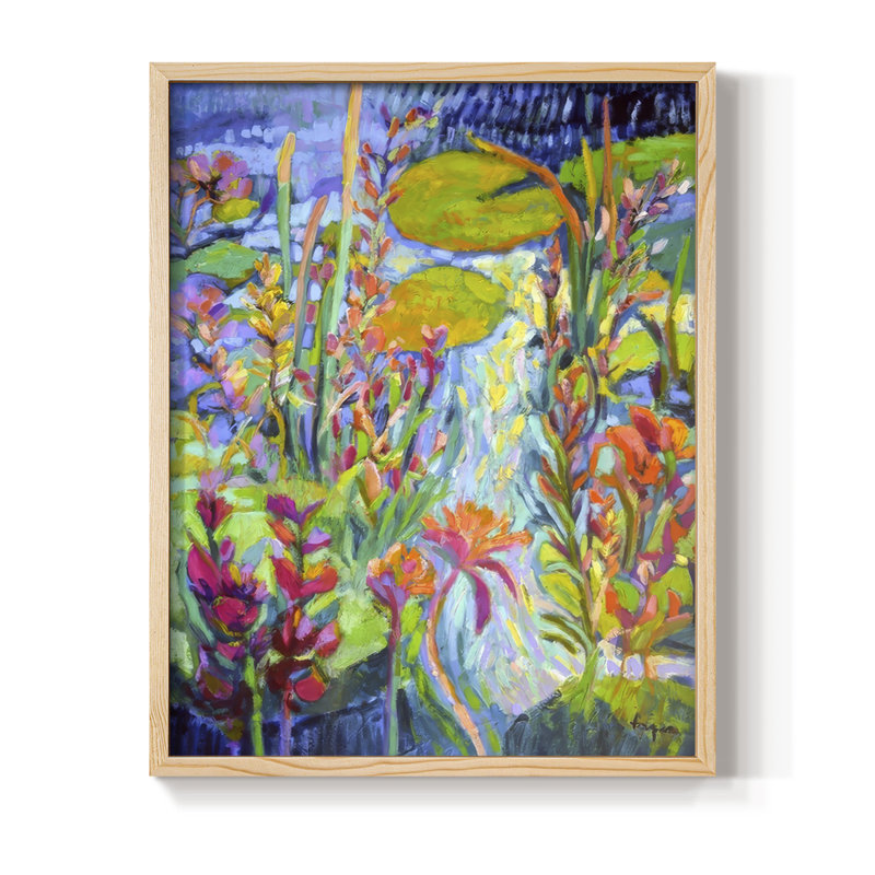 «My Quiet Place II», reproduction encadrée - bois massif, Naturel, H 11 po x l 9 po
