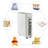 Fabric Rolling Laundry Hamper with Handles-1725552360