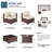Benboe 6 - Person Patio Conversation Set with Cushions-1368723258