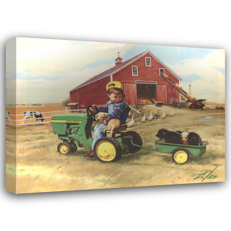 Tracteur, H 28 po x l 37 po
