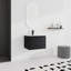 Meuble-lavabo mural 24 po avec lavabo en céramique