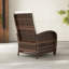 Fauteuil inclinable d'extérieur réglable avec coussins Nirmaan