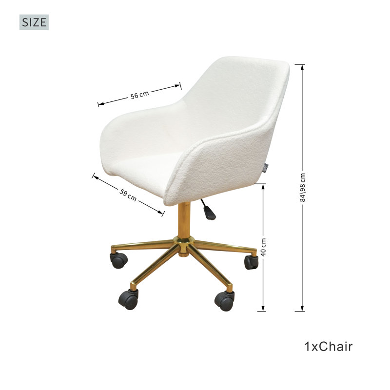 Alajos Office Chair with Headrest