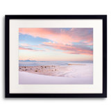 White Sands Pastel Sunset Print by Bruce Heinemann